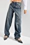 Women's Denim Color 2w48 Stone Detail Skater Fit Design Denim Jeans