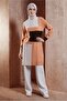 Color Blocked Knitwear Tunic 44908