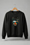 Nature Hunting Deer and Hunter Theme Printed Wild Life Regular Fit 3Thread Sh Fleece-Lined 100% Cotton Sweatshirt