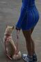 Love Fab Special Design Reverse Stitched Long Sleeve Mini Dress - 7