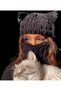 Black Puffy Balaclava, New Trend, Beanie, New Fashion, Handmade, balaclava - 2