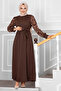 Tulipa Modest Dress Brown - 4