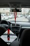 Red Car Mirror Hanger with Turkish Flag |   Ayyıldızli Car Keychain Lanyard & Stylish In-Car Accessory - 3