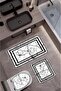 Bamboo Fabric Non-Slip Based Washable 3-Piece Toilet Set Digital Printing Bathroom Mat Set Bklz0005