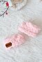 Newborn Knitted Slippers 0-3m Baby Girl Handmade Alize Puffy Baby Soft Booties