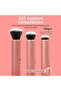 Custom Complexion Makeup Brush 3 In 1 Brush For Foundation And Concealer Orange RT1899 - 5