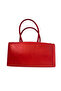 Women's Handmade Leather Snap Closure Logo Detailed Hand and Shoulder Bag Armo - 5