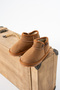 Luno Children's Elastic Orthopedic Non-Slip Sole Boots Brown Suede - 5