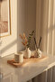 Wavy Natural Wood Presentation Board |   Service & Decorative Wooden Presentation Stand 38X16.5 cm - 3