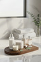 Dark Color Wavy Wooden Presentation Board |   Wooden Serving Plate |   Breakfast Cheese Serving Tray -24.5X17.5 cm - 4