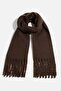Unisex Puffy Lightweight Scarf Bitter Brown - 5