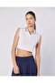 Elegance Polo Tank Women's White Regular Tank Top - 2