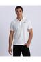 Logo Maltax 2 Mss Men's White Regular Fit Polo Neck T-Shirt - 3