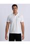 Logo Maltax 2 Mss Men's White Regular Fit Polo Neck T-Shirt