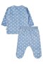 Star Print and Seal Embroidery 1-9 Month Pajama Set - Blue - 2