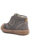 Yoohoo Genuine Leather Sand Color Velcro Unisex Baby Boots - 4