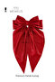 Women's Premium Red Shiny Bow Buckle - 5