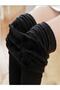 Ravena Model Pantyhose Slimming Fit Plush Inside Furry Warm Socks Black Color - 4
