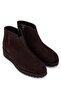 Women Genuine Leather Brown Suede Casual Boots - 2