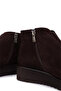 Women Genuine Leather Brown Suede Casual Boots - 5
