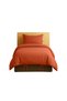 Soft Touch 100% Cotton Single Duvet Cover Set with Elastic Sheets, Suitable for 120X200 cm +37 cm Height