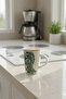 Valmora Embossed Pattern Ceramic Mug with Spoon 280 ml - 3