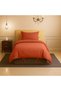 Soft Touch 100% Cotton Single Duvet Cover Set with Elastic Sheets, Suitable for 120X200 cm +37 cm Height - 2