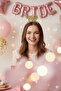Bride To Be Gold Glittered Eva Bachelorette Crown 1 Piece - 2