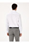 White Slim Fit 100% Cotton Classic Collar Oxford Shirt 50318293-Vr013 - 5