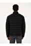 Black Thin Quilted Coat 50319255-Vr046 - 5