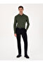 Khaki Slim Fit Wool Blended Polo Neck Basic Knitwear Sweater 50315267-Vr027 - 4