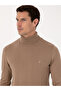 Camel Slim Fit Cotton Blend Turtleneck Knitwear Sweater 50318678-Vr015 - 2