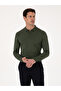 Khaki Slim Fit Wool Blended Polo Neck Basic Knitwear Sweater 50315267-Vr027 - 3