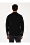 Black Slim Fit Wool Blend Full Zip Knitwear Cardigan 50310564-Vr046 - 5