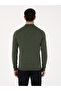 Khaki Slim Fit Wool Blended Polo Neck Basic Knitwear Sweater 50315267-Vr027 - 5
