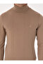 Camel Slim Fit Cotton Blend Turtleneck Knitwear Sweater 50318678-Vr015 - 6