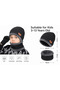 Kids 2-Piece Winter Hat & Scarf Set, Ages 3–13, Knit Beanie with Plush Lining - 2