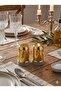 Luxurious Shiny Gold Color 2-Piece Salt and Pepper Shaker Set - Stainless Metal for Modern Tables - 2
