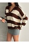 Polo Neck Striped Sweater - 2