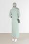 POLO Collar Ribbed Knitwear Dress 42122 - 3