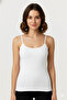 Women's White Thin Strap Tank Top - 2 Pack