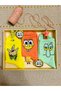 3-Pack of Fun College Socks with Cartoon Patterns - 5