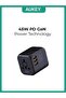 شاحن حائط Omnia II Duo PD بقوة 45 واط مع تقنية GaN Power PA-B4T باللون الأسود