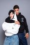 Need Money for Fake Friends Printed Oversized Unisex Black Hoodie - 4