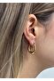 Vintage Steel Hoop Earrings - 6