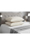 Square Cream Pattern Pillow Case 2 Pcs 50X70 - 2