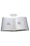 15X21Cm Nostalgic Photo Album with 100 Pages of Leatherette Ald-689106-Navy Blue - 2