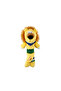 Sound Lion Plush Dog Toy Yellow