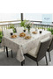 Luxury Fabric Look Stain Resistant-Non-Slip Pvc Japanese Tablecloth - 3