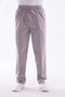 Men's Relaxed Fit Elastic Waist Linen Hajj and Umrah Shalwar Trousers Dark Gray - 2